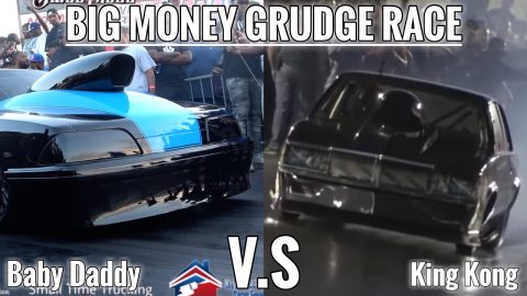 $80,000 GRUDGE RACE | BABY DADDY VS KING KONG | MONEY MAKE YOU DO STRANG THINGS !! WATCH TIL END !😂