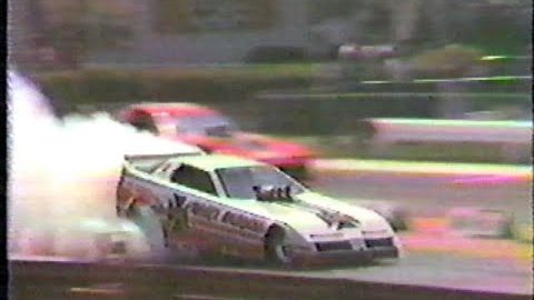 Ed McCulloch vs Gary Burgin 1983 NHRA INDY U.S. Nationals Funny Car Qualifying Round 1