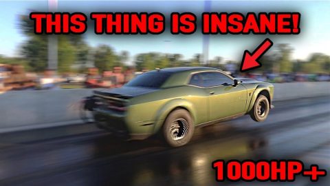 FASTEST DODGE DEMON IN THE WORLD RACING!