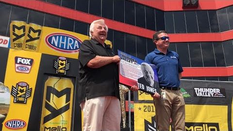 INCREDIBLY HEARTWARMING WEEKEND FOR DRAG RACING LEGEND TED JONES AT NHRA NATIONAL EVENT IN BRISTOL