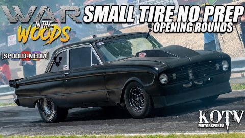 INSANE SMALL TIRE NO PREP ACTION FROM WAR IN THE WOODS AT BROWN COUNTY DRAGWAY MAY 2022!!!!