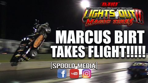 MARCUS BIRT TAKES FLIGHT AT LIGHTS OUT 11!!!!!!