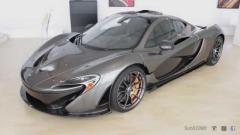 McLaren P1 MSO With Gold Engine Bay in Sterling Silver! (1 of 1 Color)