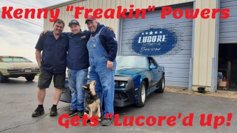 Old Man's Garage's Mr. Kenny "Freakin" Powers has his 3rd Gen Camaro Lucore'd Up!