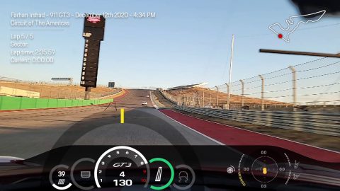 Porsche GT3 Circuit of the Americas Fastest Lap