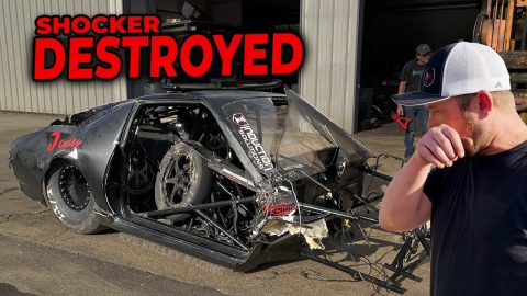 Shocker is completely destroyed... What happened? An up close look at the damage. Totaled