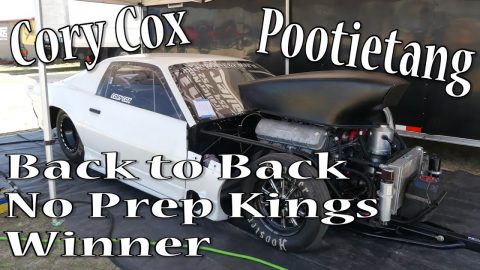 Street Outlaws Cory Cox Wins Small Tire Both Days at No Prep Kings Black Sheep Mafia NPK