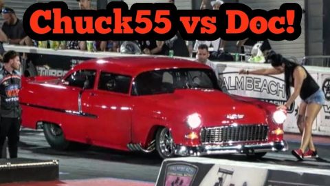 Street Outlaws Doc vs Chuck 55 Plus Farmtruck & Azn No Prep Kings Battles!