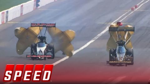 Tony Schumacher vs. Steve Torrence - Indianapolis Top Fuel Final - 2016 NHRA Drag Racing Series