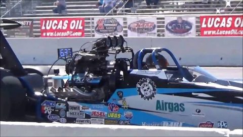 Top Dragster Round 1 - LODRS Great Bend, KS 2016