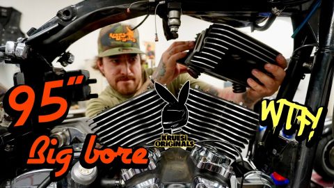 Trent builds a 95" motor on a 2003 dyna ,and I watch.