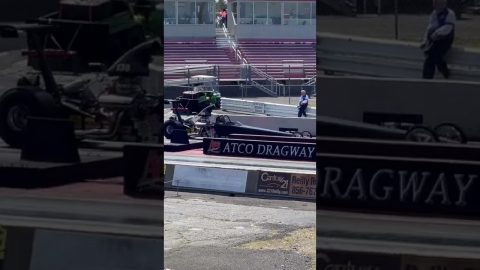 V8 powered dragster Atco DRAGWAY 2022 part 3