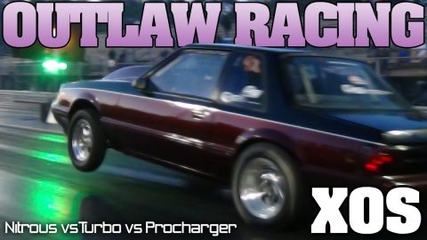 Xtreme Outlaw Series: Turbo vs Nitrous vs Procharger drag racing Kilkare 2012!