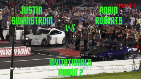 Street outlaws No prep kings Houston Raceway park Justin Swanstrom Vs Robin Roberts (Inv Round 2)