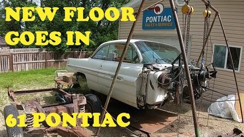 1961 Pontiac Laurentian. Replacing The Floor, Part 3, New Floor Gets Welded In Super Duty.