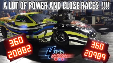 4,500 HORSEPOWER CARS ARE LAYING DOWN SERIOUS NUMBERS AT XRP !! WATCH HOW CLOSE THESE RACES ARE !!
