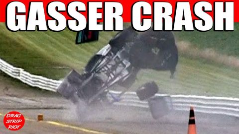 AA Gasser Nostalgia Drag Racing Crash Videos