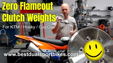 Benefit of Clutch Weights on KTM / Husqvarna Dirt Bikes | Eliminate Flameouts & Stalling