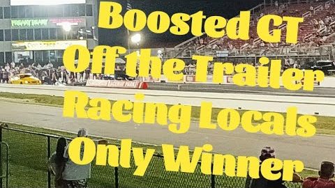 Boosted GT Races Locals Only Winner Off the Trailer at NPK  Street Outlaws No Prep Kings Houston