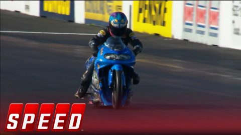 Eddie Krawiec vs. LE Tonglet - Reading Pro Stock Motorcycle Final | 2017 NHRA DRAG RACING