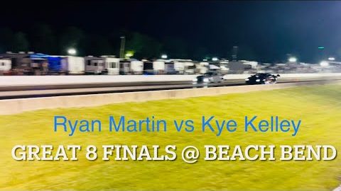 Great 8 finals @ beach bend raceway NPK race Ryan Martin vs Kye Kelley #streetoutlaws #noprepkings