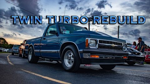 HUGE UPGRADES FOR THE BLUE TRUCK! Twin Turbo Rebuild!