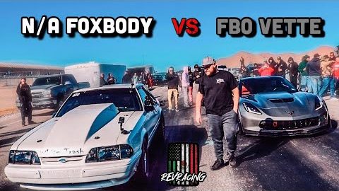 N/A Foxbody VS Tubaso Racing FBO C7 Corvette (Low Dollar 1320)