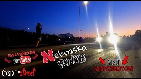 NEBRASKA RUN WHAT YOU BRUNG FLASH LIGHT SRART STREET RACE BUSTED  BY THE COPS - WATCH TILL THE END