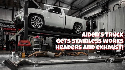 Stainless Works Headers and Exhaust Install On Aiden's 2008 GMC Sierra!