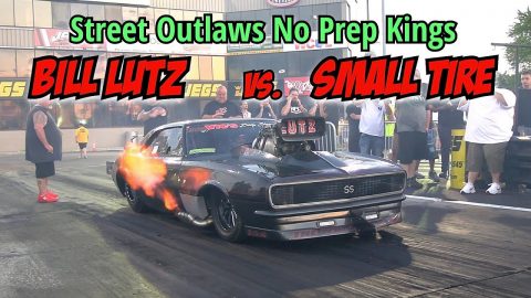 Street Outlaws BILL LUTZ takes on SMALL TIRE at No Prep Kings!