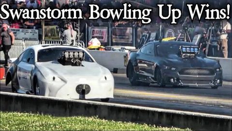 Street Outlaws No Prep Kings - Swanstrom Bowling Up Wins!!