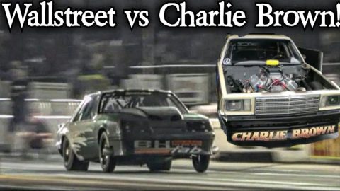 Street Outlaws No Prep Kings - Wallstreet vs Charlie Brown + Small Tire
