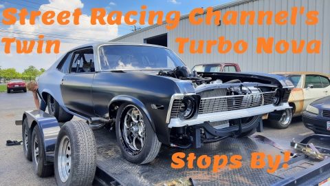 Street Racing Channel's Twin Turbo Nova stops by! Initial Alignment and inspection for No Prep Kings