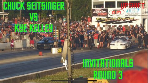 Street outlaws No prep kings Beech Bend Raceway: chuck Seitsinger vs Kye Kelley invitationals R 3