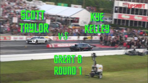 Street outlaws No prep kings Houston Raceway park: Kye Kelley vs Scott Taylor (great 8 round 1)