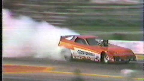 Top ALcohol Funny Cars 1983 NHRA INDY U.S. Nationals Qualifying Round 1