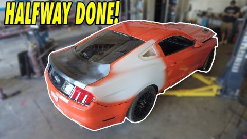 We trimmed out and assembled the Mustang, now time to start on the front.