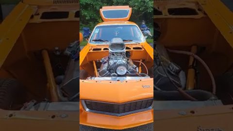 1971 GT Vega Pro Street #shorts #cars #musclecars #carshow #chevy #classiccars @DREAMGOATINC #blown