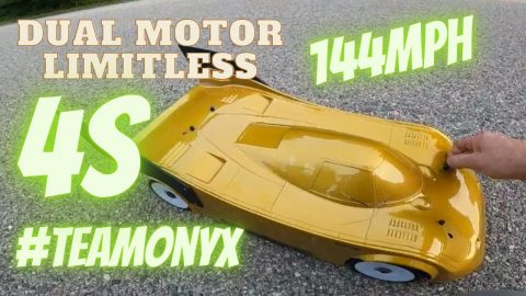 Arrma Limitless Dual motor 4s 144mph(new build) Shakedown pass #teamonyx