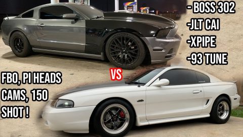 Bolt On Coyote VS Nitrous 2v ! Can A 2V Mustang Beat A Coyote??