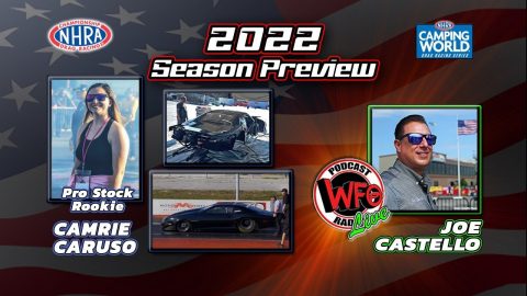 Camrie Caruso goes "live" on WFO to talk NHRA Pro Stock Racing in 2022