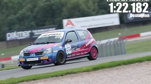 Fastest lap Donington Clio 172 cup 197bhp. Round 6 Time Attack