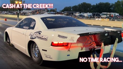 First race of the SEASON for the Procharged Proline 481x trying to go rounds at Cash at the Creek...