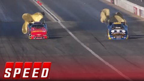 Matt Hagan vs. Courtney Force - Pomona Funny Car Final | NHRA 2017