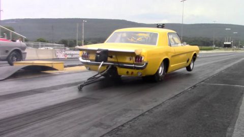 Mid Atlantic Street Outlaws- Jason Staub's 1966 Mustang Coupe Extreme Outlaw!