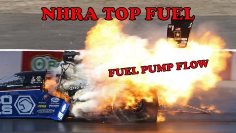 NHRA Top Fuel Dragster Nitromethane Pump Flow - Super Bertha
