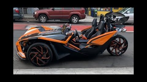 Polaris Slingshot SLR with 1320 exhaust, Lexani Wheels and Tires