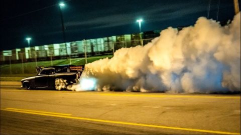 STREET RACE: 4000hp Blown Hemi Studebaker vs Nitrous Camaro