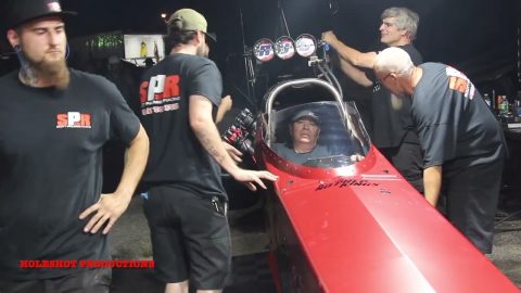 Scott Palmer warm ups, Throttle whack  at Ozark Raceway Park Summer Shootout!!