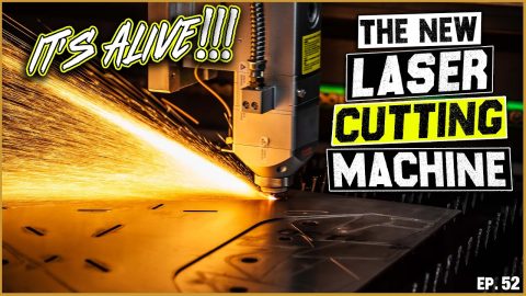 THE LASER CUTTING MACHINE IS ALIVE!